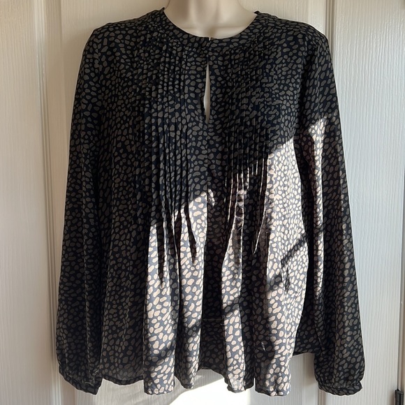 Small Ann Taylor Semi Sheer Blouse - Picture 3 of 11